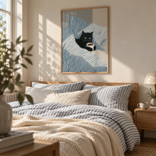 Arte de cama para gatos