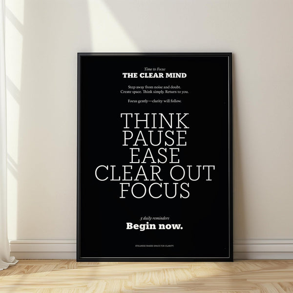 Minimalist black Wall Art Quotes for Home print featuring motivational reminders.