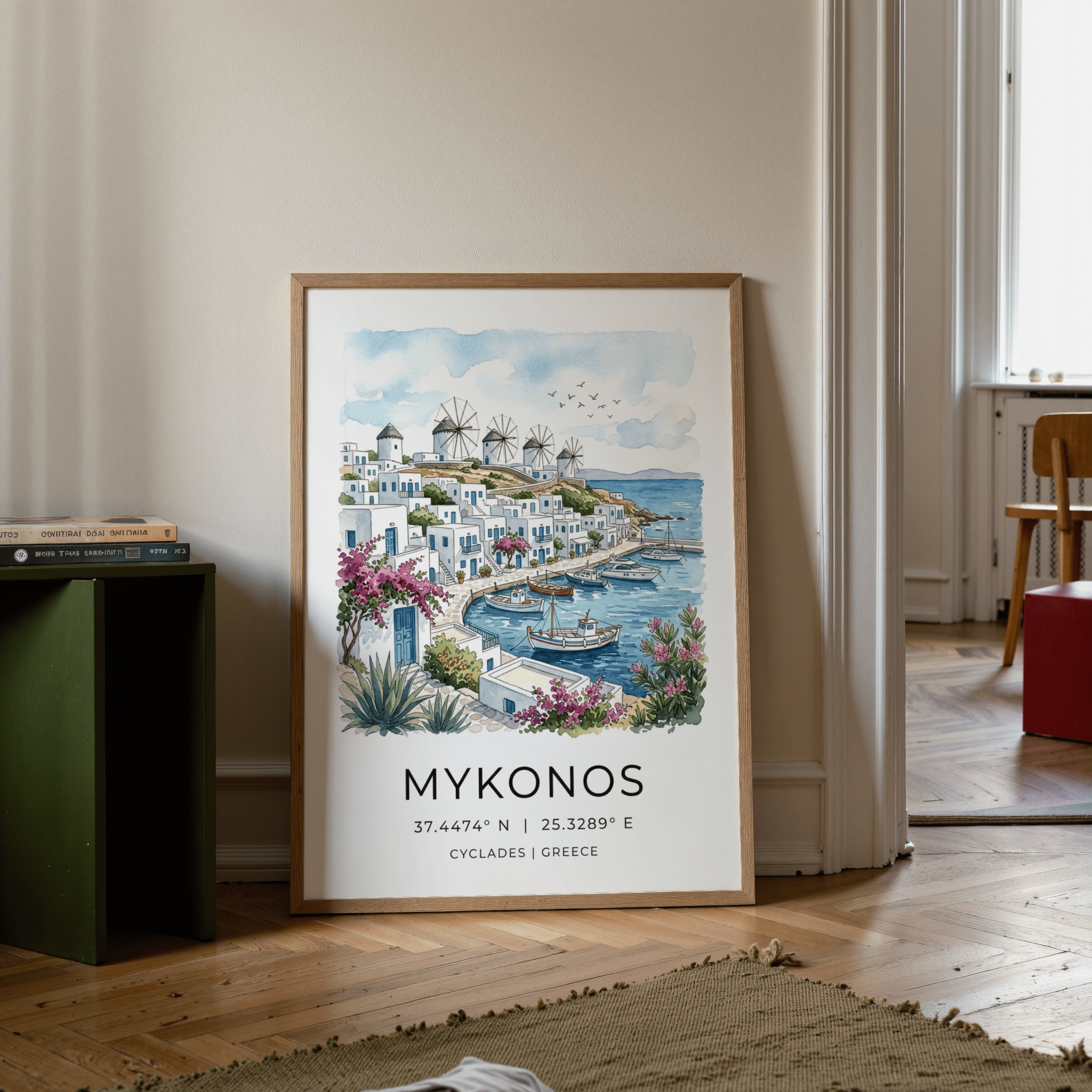 Lugna Mykonos-vibbar