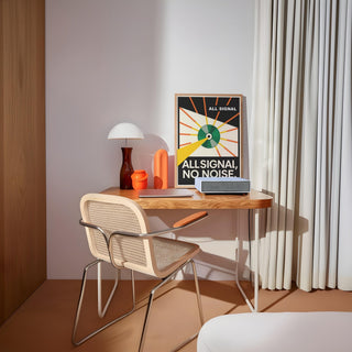 Design-focused vinyl record poster with crisp, clean lines.