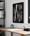 art black white abstract decor in black and white for entryway wall art