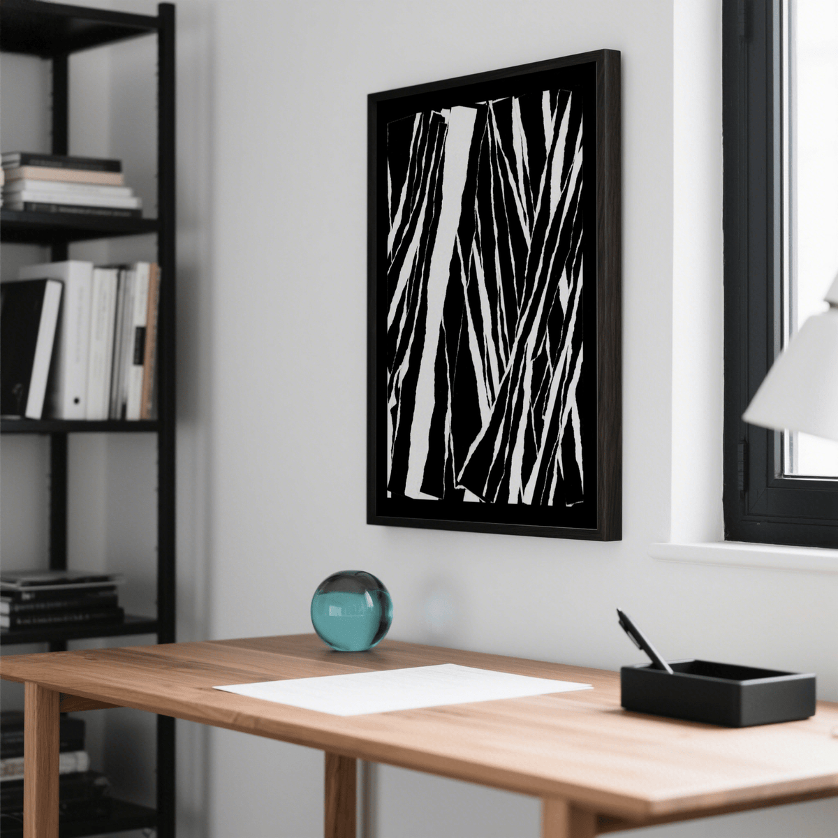 art black white abstract decor in black and white for entryway wall art
