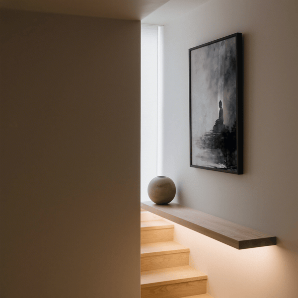 Spiritual Decor Poster in dark and light contrast, ideal for bedroom wall art