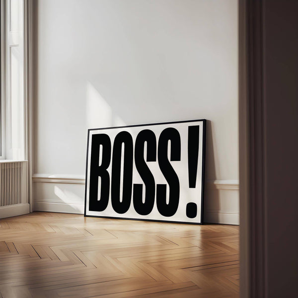 Modern office wall art with a minimalist statement piece