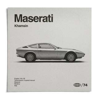 Classic 1970s Grand Tourer Poster, shown as an unframed paper print on a plain white background