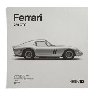 Classic Grand Tourer Poster, shown as an unframed paper print on a plain white background