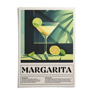Cocktail Glass Art, shown as an unframed paper print on a plain white background