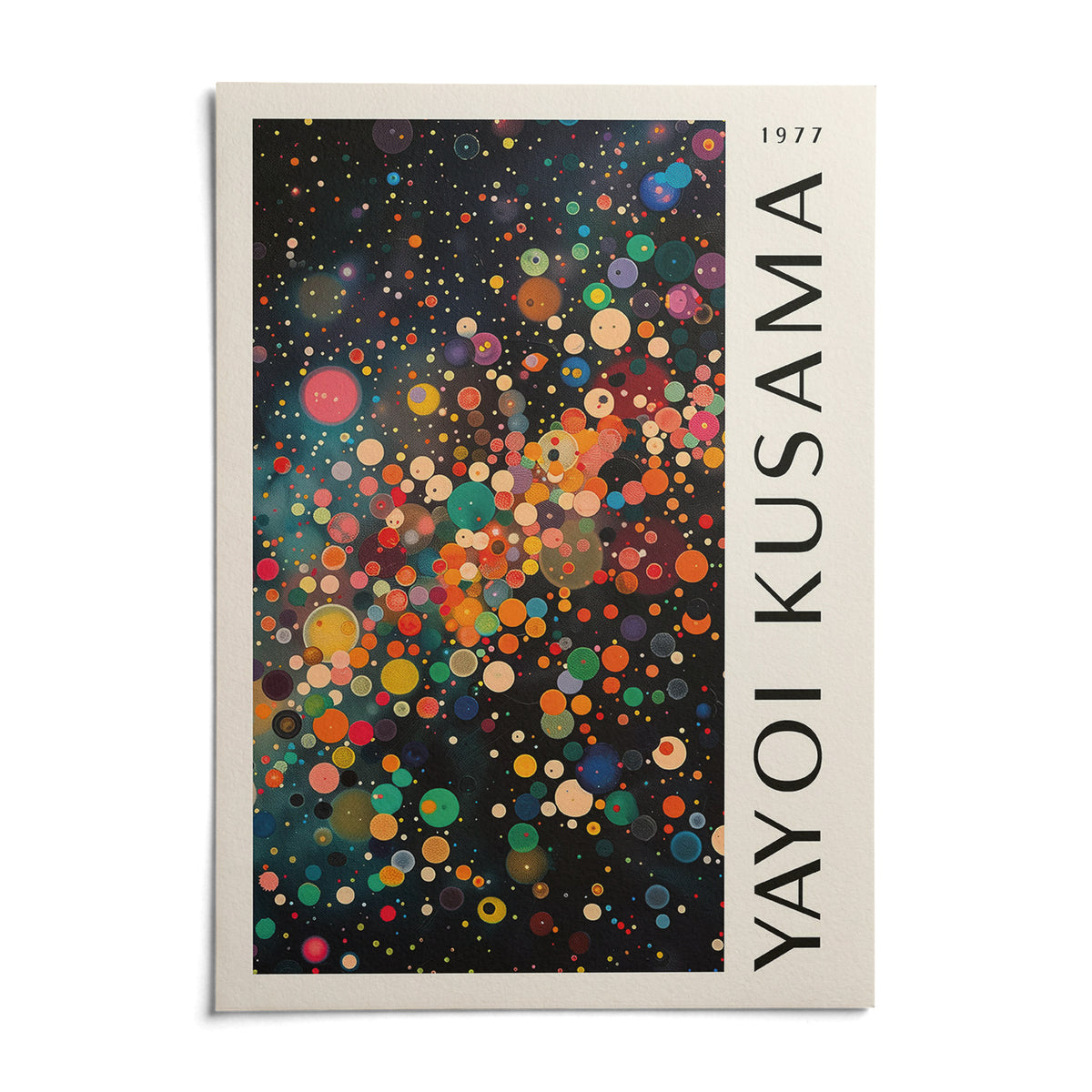 Colorful Large Wall Art, shown as an unframed paper print on a plain white background