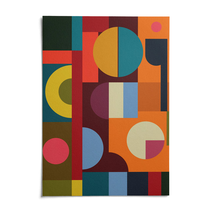 Colorful Prints, shown as an unframed paper print on a plain white background