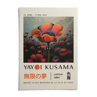 Colourful Flower Prints, shown as an unframed paper print on a plain white background