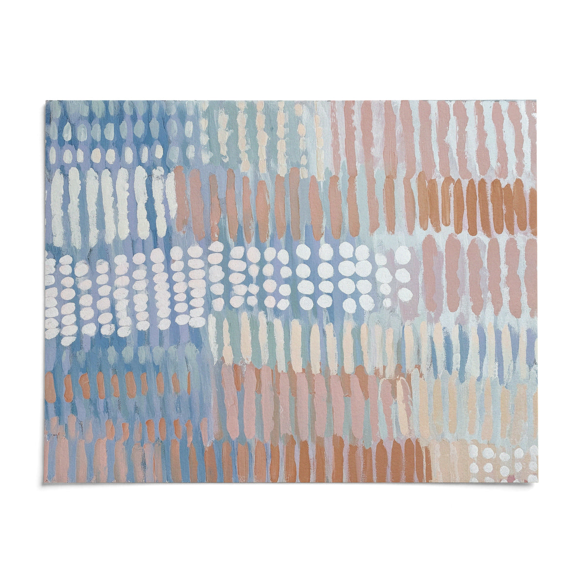 Contemporary Abstract Print, shown as an unframed paper print on a plain white background