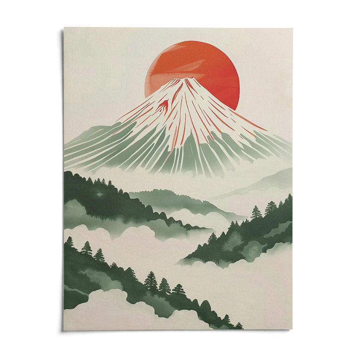 Contemporary Japanese Prints, shown as an unframed paper print on a plain white background