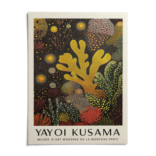 Coral Reef Painting, shown as an unframed paper print on a plain white background