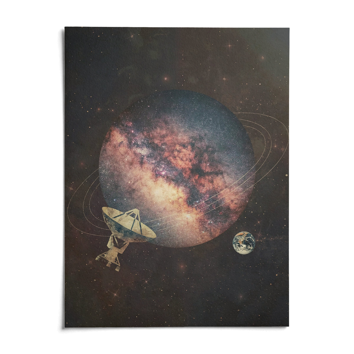 Cosmic Art Print, shown as an unframed paper print on a plain white background