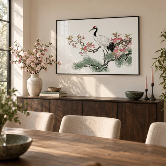 Elegant Crane Art