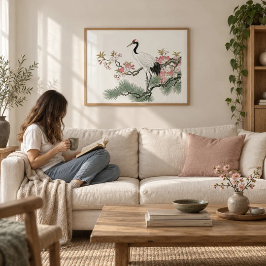 Elegant Crane Art