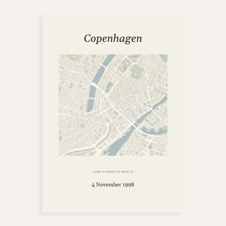Custom Anniversary Gift, shown as an unframed paper print on a plain white background