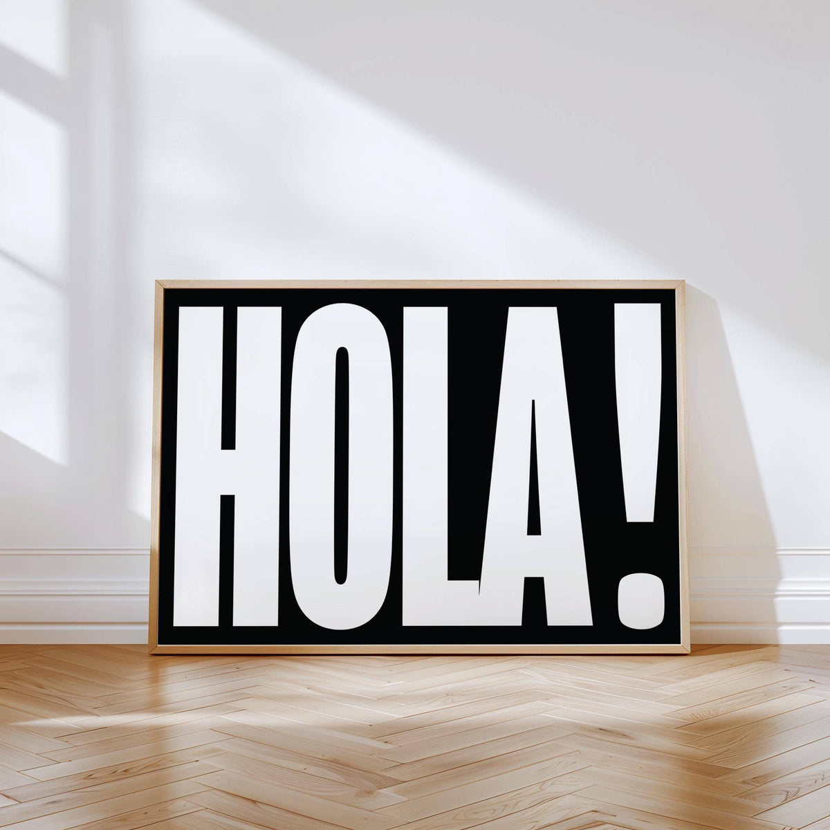 Chic and modern posters with typography suitable for bedroom decor