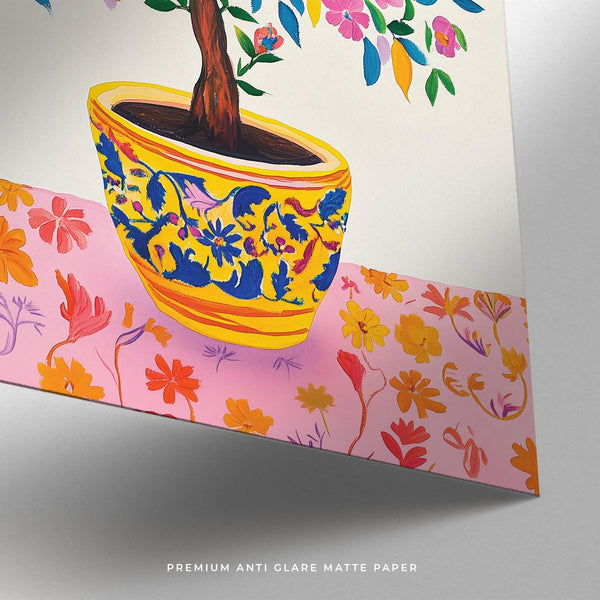 Tree of Life Wall Art print for living room wall decor.