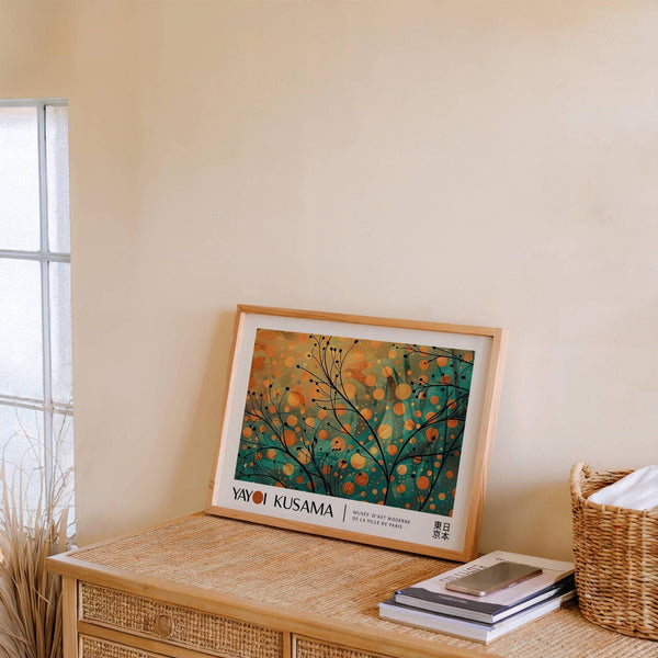 Abstract autumn wall art perfect for seasonal decor