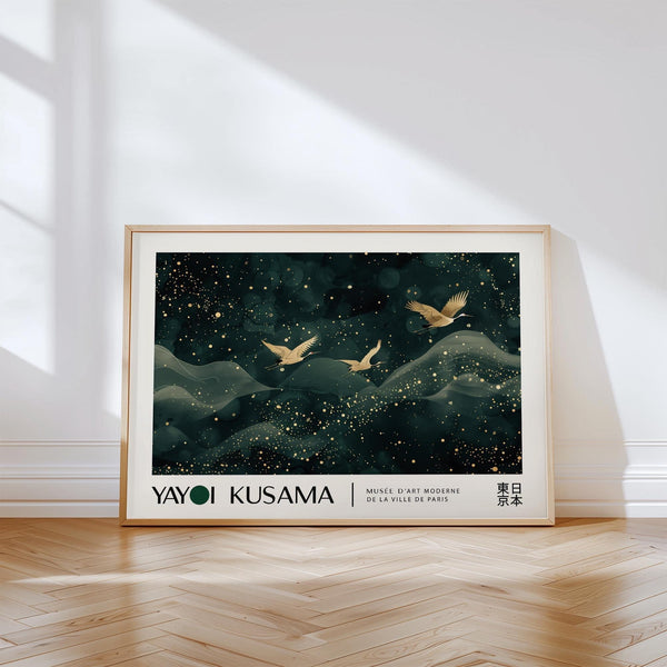 Modern Japanese wall hanging with minimalist design