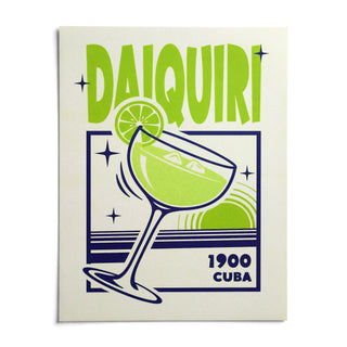 Daiquiri Art Print, shown as an unframed paper print on a plain white background