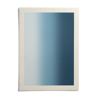 Dark Blue Wall Art, shown as an unframed paper print on a plain white background