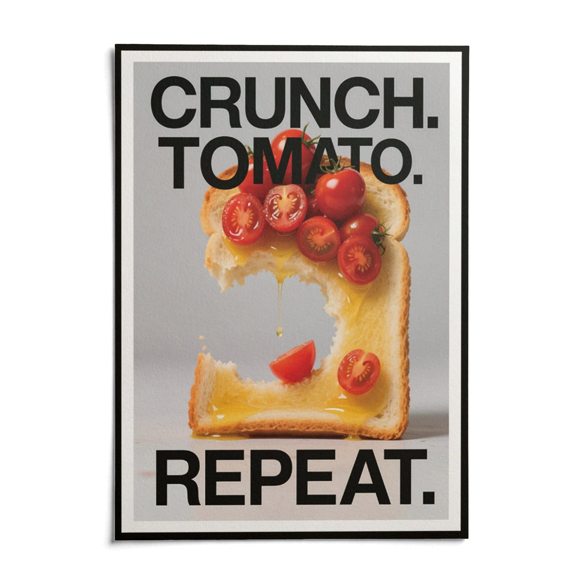 Dining Table Wall Art, shown as an unframed paper print on a plain white background