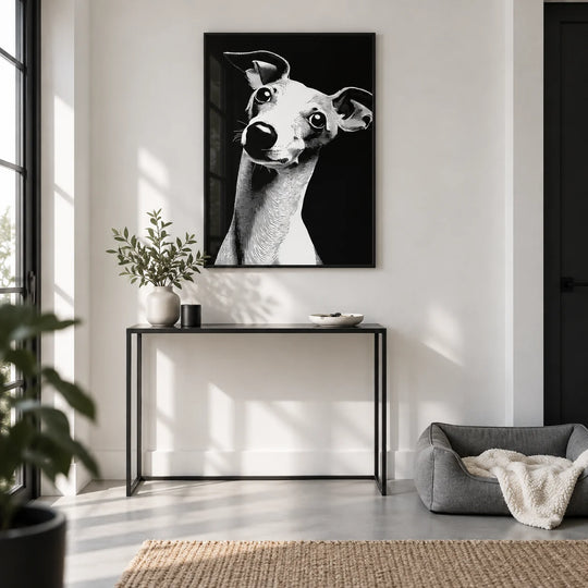Whippet Dog Art