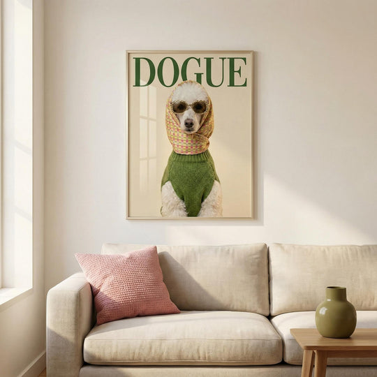 Poodle Fashion Poster