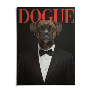 Dogue Poster, shown as an unframed paper print on a plain white background