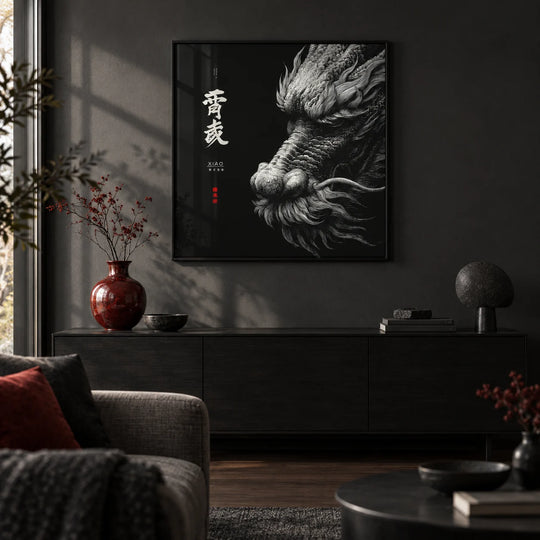 Drachen-Wandbild