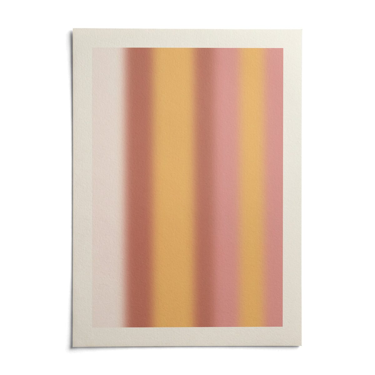 Dusty Pink Wall Art, shown as an unframed paper print on a plain white background