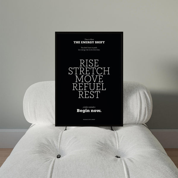 Rise and rest Motivational Posters with Quotes in artistic typography.