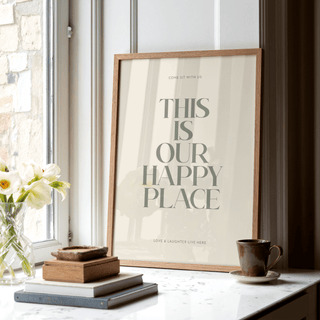 Inspirational Wall Sign decor for entryway with Green and Beige colors
