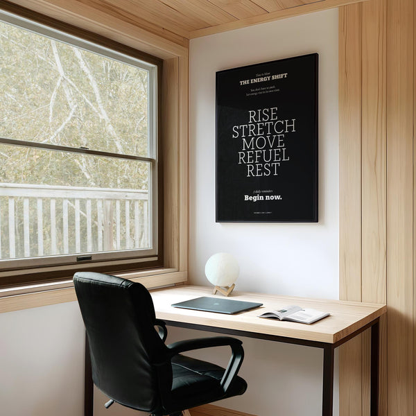 Stylish Motivational Posters with Quotes for wellness-focused homes.