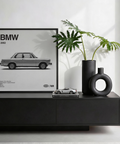 BMW Car Print wall art, Black and White, den poster