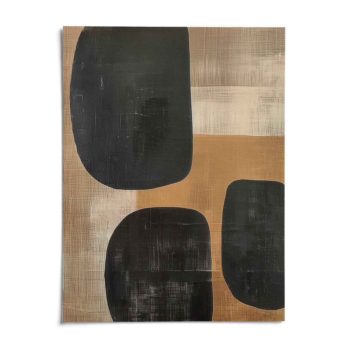 Earthy Wall Art, shown as an unframed paper print on a plain white background