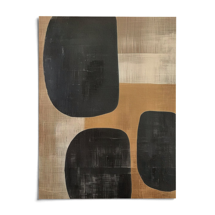 Earthy Wall Art, shown as an unframed paper print on a plain white background