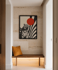 Elegant tiger artwork, Modern Tiger Poster for home workspace