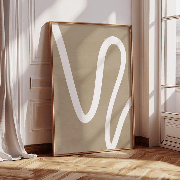 beige wall art in beige and white for office wall art print