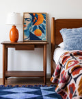 Abstract Frida Kahlo Gifts showing vivid contrast in a modern palette.