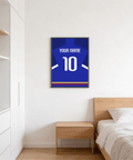 Showing Getafe Football Shirt Poster with centered jersey graphic and bold number 10