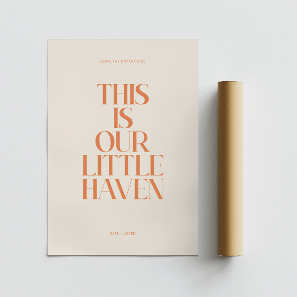 Editorial-style quote poster with centered serif typography and minimal layout