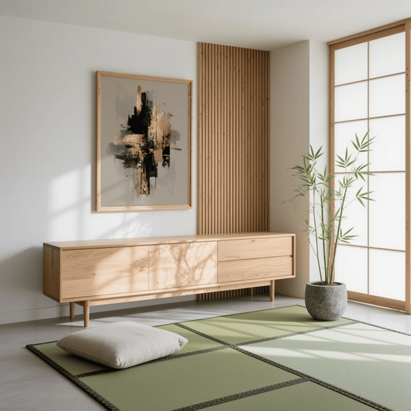 Gold Wabi Sabi Print in gold, black, beige, perfect for dining room wall art