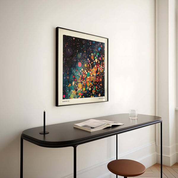 Modern galaxy posters with celestial-inspired designs