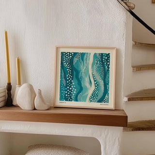 Minimalist Kusama Paintings wall art for serene spaces