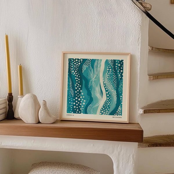 Minimalist Kusama Paintings wall art for serene spaces