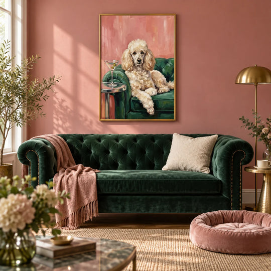 Póster del salón del caniche