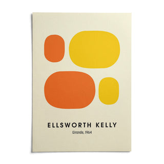 Ellsworth Kelly Prints, shown as an unframed paper print on a plain white background